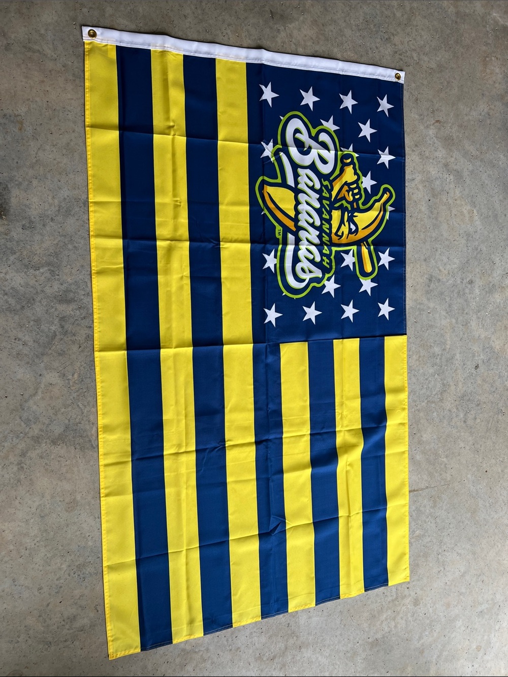 Savanna  Banana Blue and Yellow Flag
